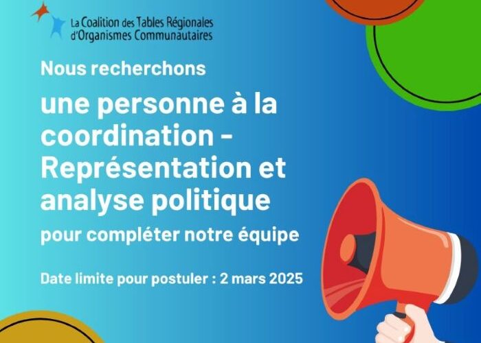 La CTROC cherche un.e Coordonnateur.trice – Représentation et analyse  politique